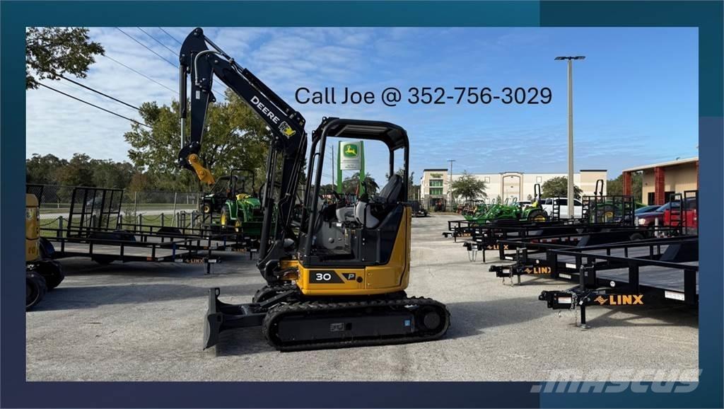 John Deere 30 P Mini ekskavatörler, 7 tona dek