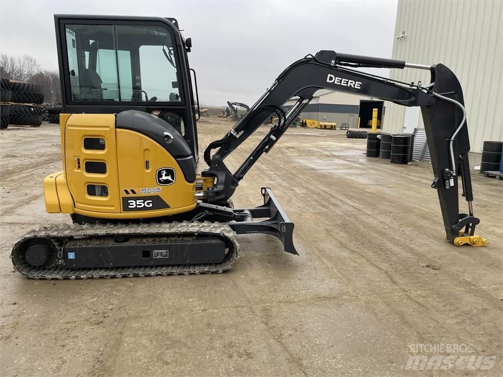 John Deere 35G Mini ekskavatörler, 7 tona dek