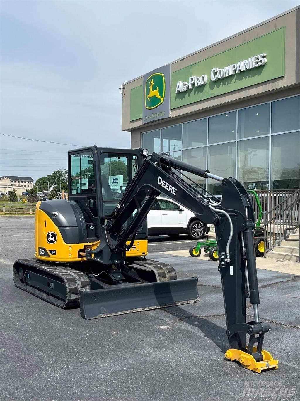 John Deere 50 P Mini ekskavatörler, 7 tona dek