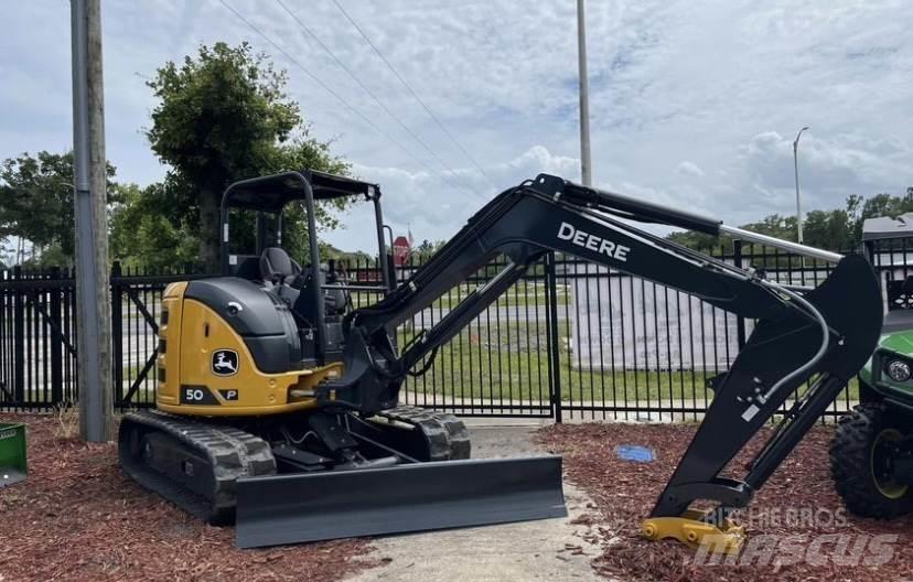 John Deere 50 P Mini ekskavatörler, 7 tona dek