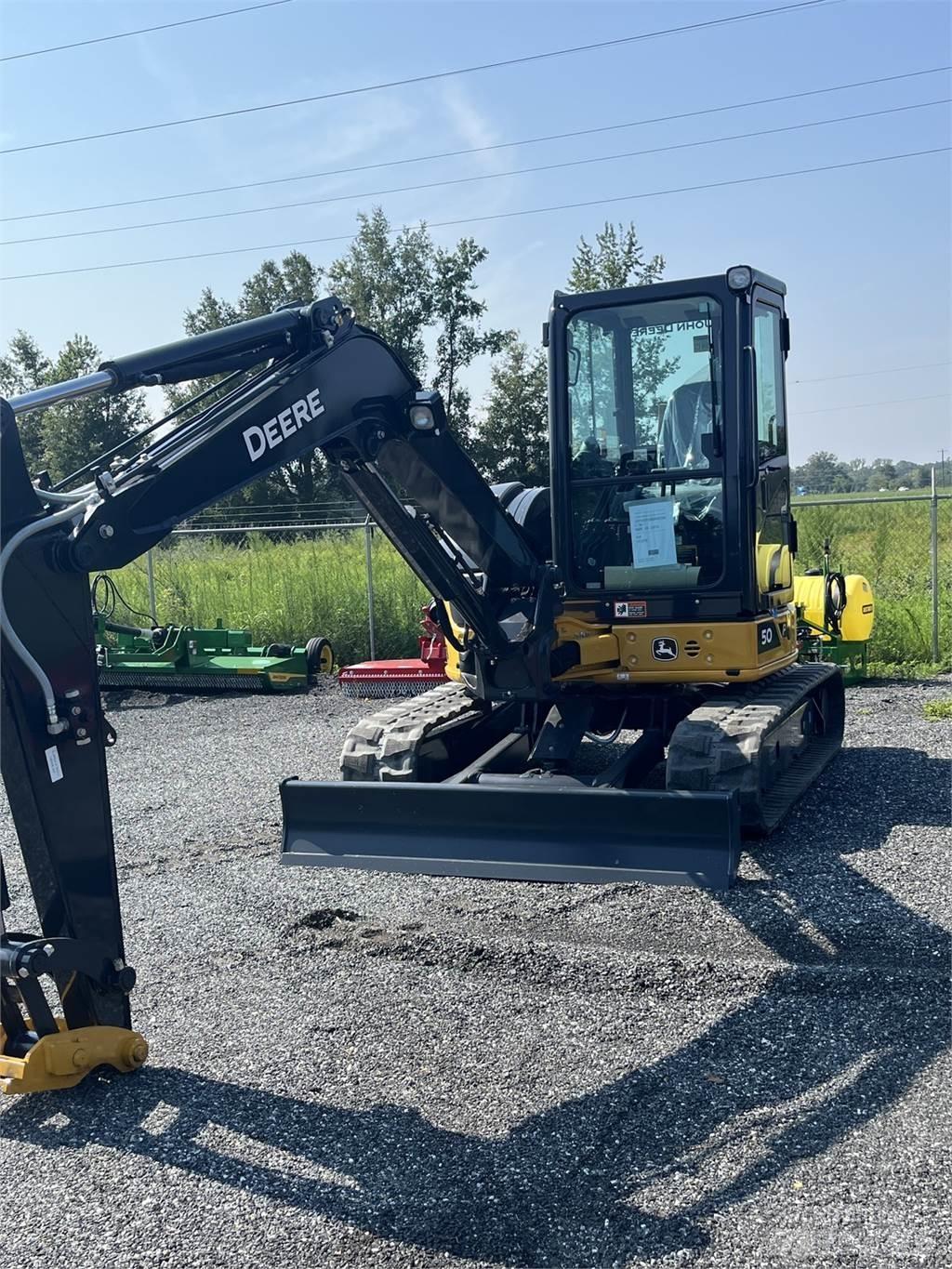John Deere 50 P Mini ekskavatörler, 7 tona dek