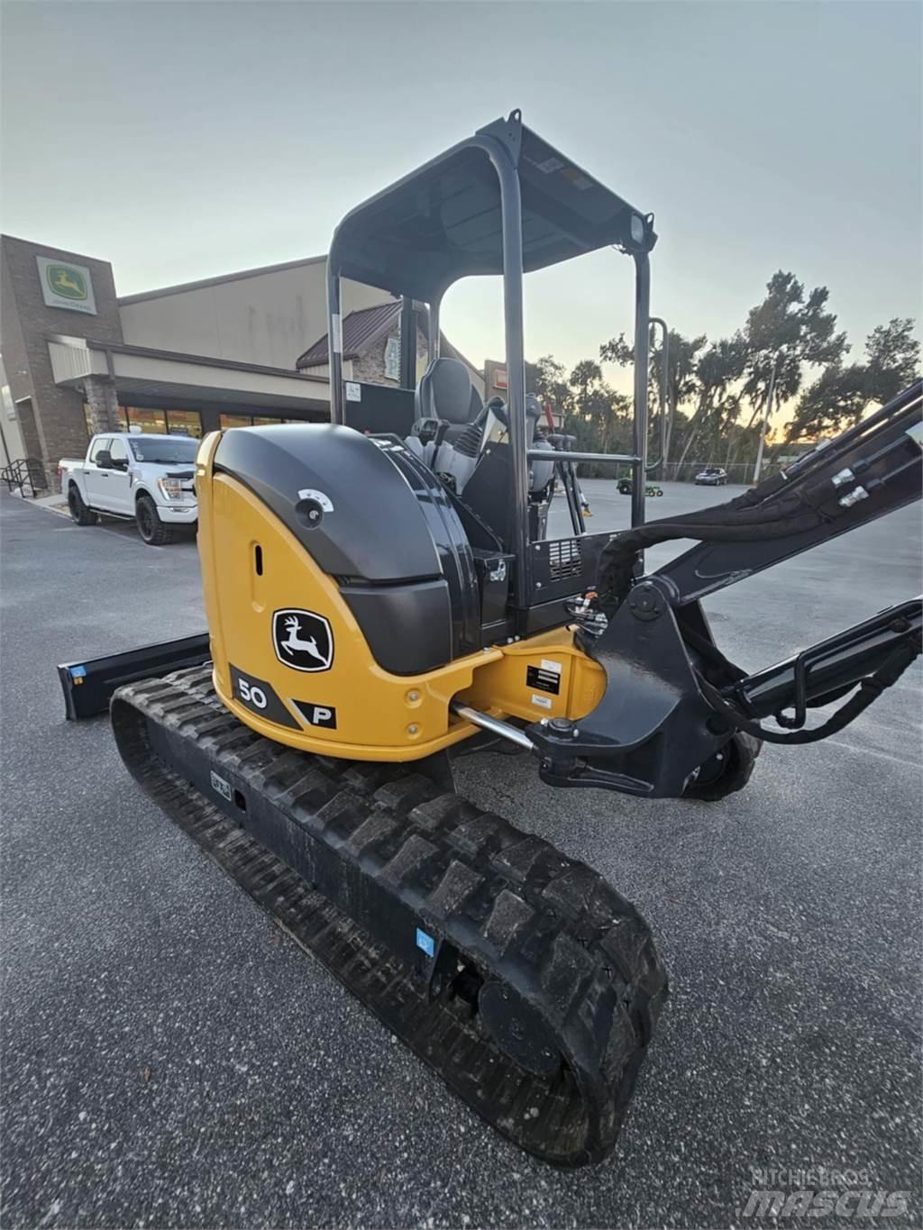 John Deere 50 P Mini ekskavatörler, 7 tona dek
