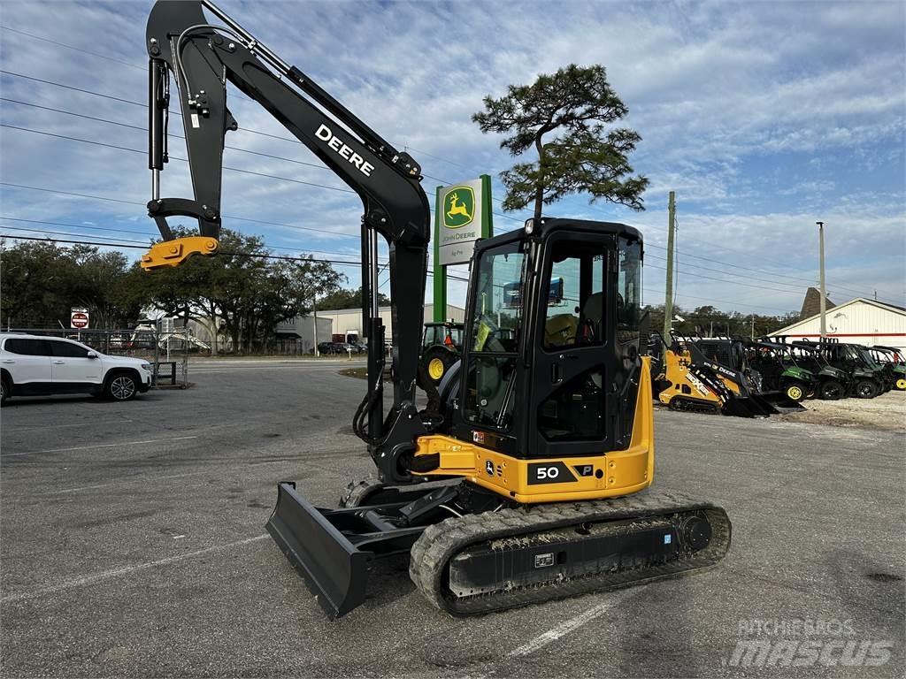 John Deere 50 P Mini ekskavatörler, 7 tona dek