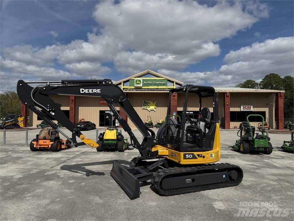 John Deere 50 P Mini ekskavatörler, 7 tona dek