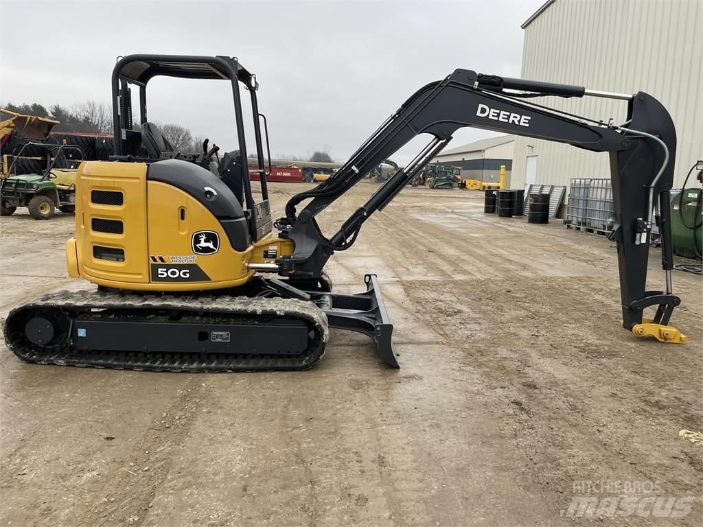 John Deere 50G Mini ekskavatörler, 7 tona dek