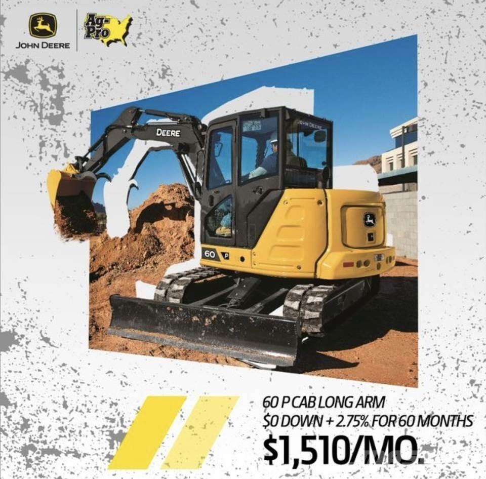 John Deere 60 P Mini ekskavatörler, 7 tona dek