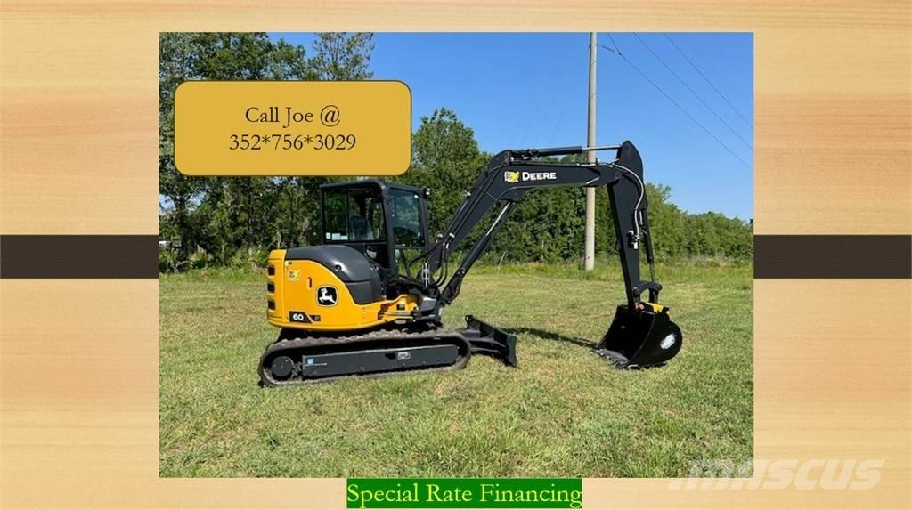John Deere 60 P Mini ekskavatörler, 7 tona dek