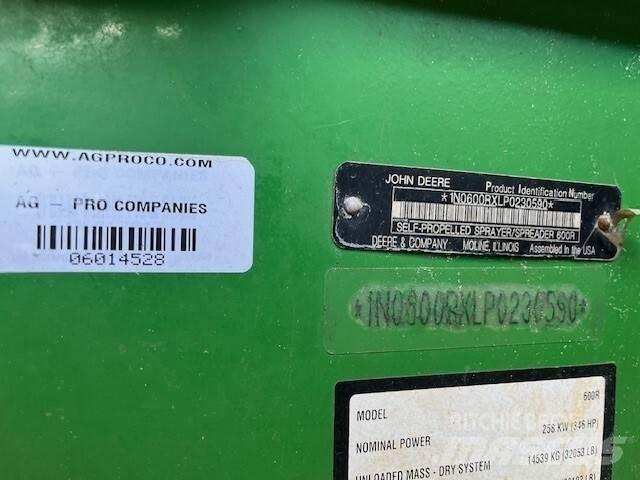 John Deere 600R Çekilir pülverizatörler
