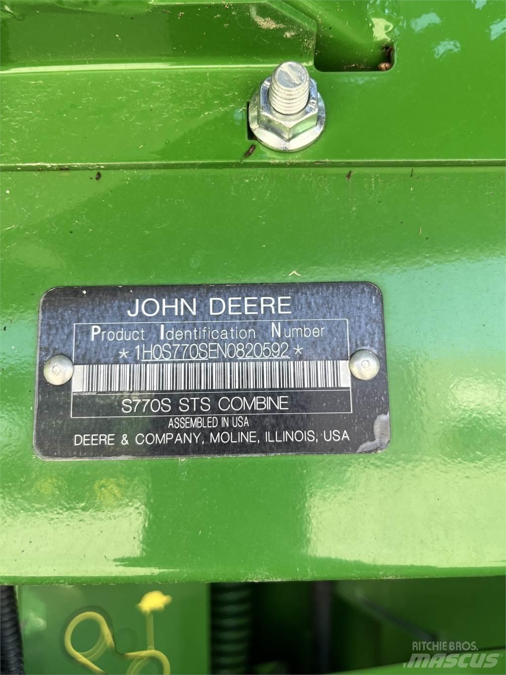 John Deere S770 Biçerdöverler