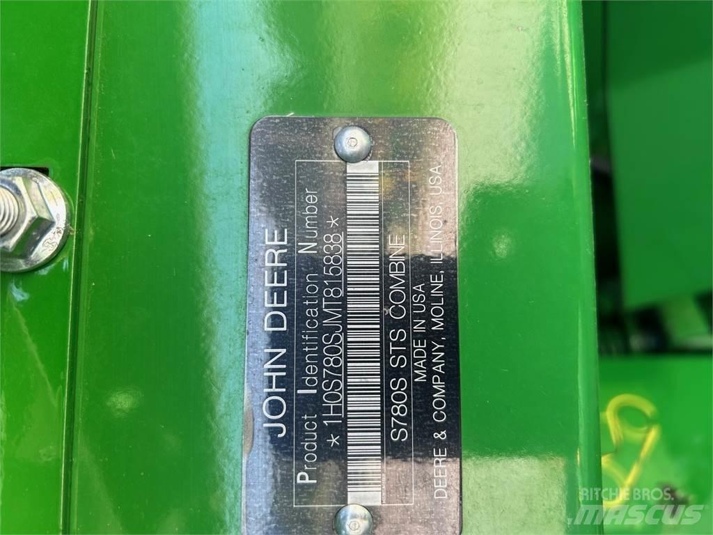 John Deere S780 Biçerdöverler