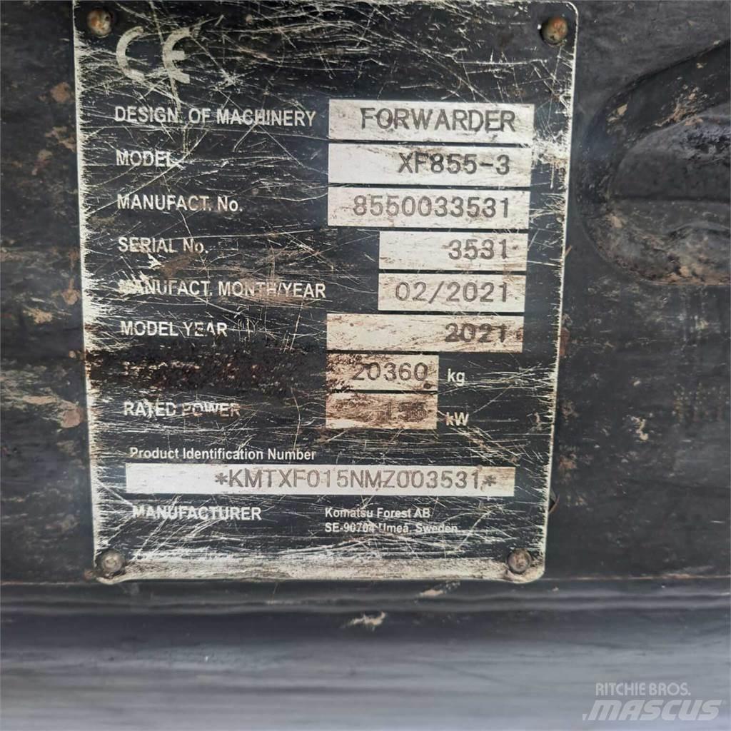 Komatsu 855 Tomruk yükleyici traktörler
