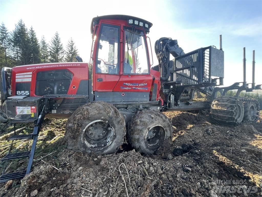 Komatsu 855 Tomruk yükleyici traktörler