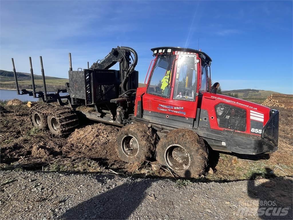Komatsu 855 Tomruk yükleyici traktörler