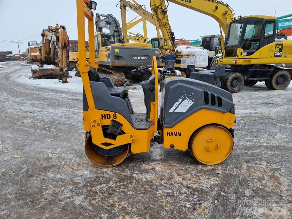 Hamm HD8CW Çift tamburlu silindirler