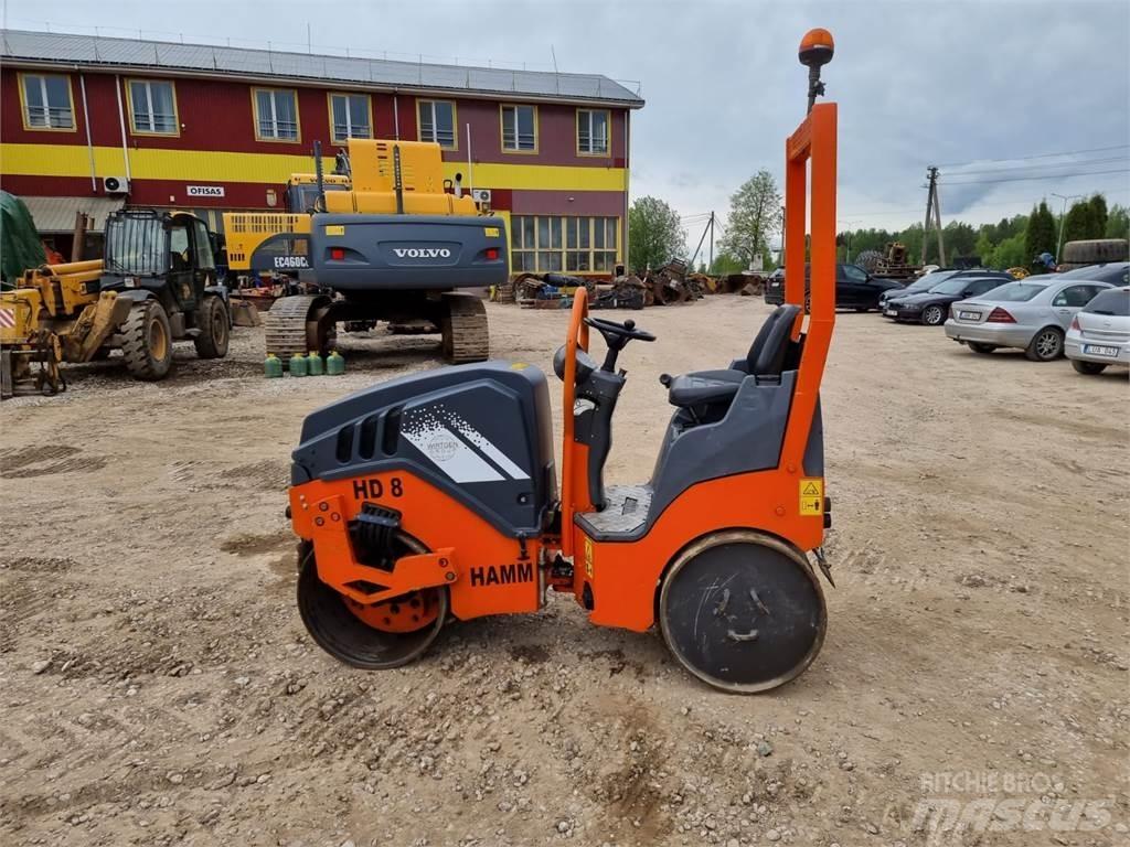 Hamm HD8VV Çift tamburlu silindirler