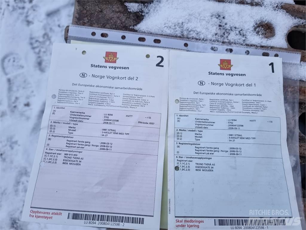 Krone ISTRAIL Hidroliftli yari çekiciler