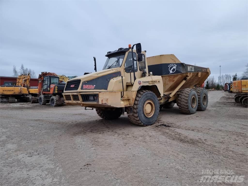Moxy MT36 series II Belden kirma kaya kamyonu