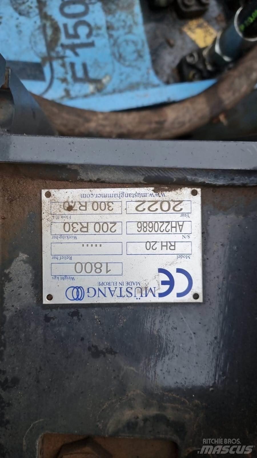 Mustang RH20 Hidrolik kırıcılar