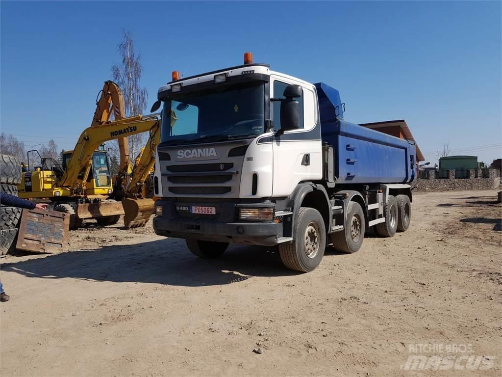 Scania G480 8x4 Hidroliftli kamyonlar