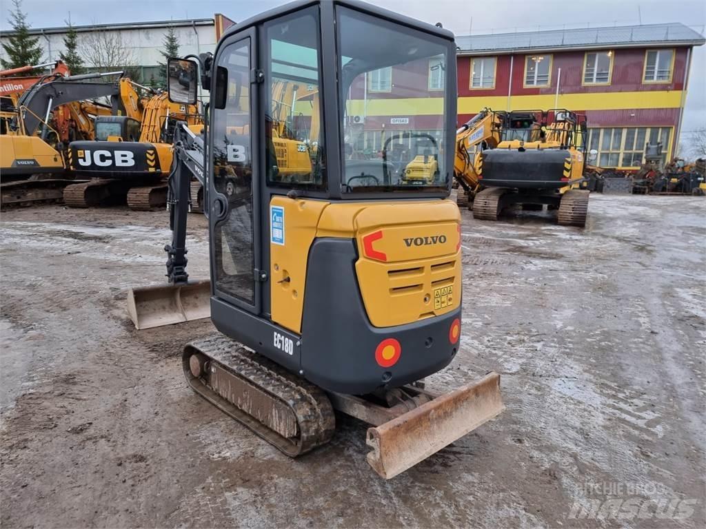 Volvo EC18D Mini ekskavatörler, 7 tona dek