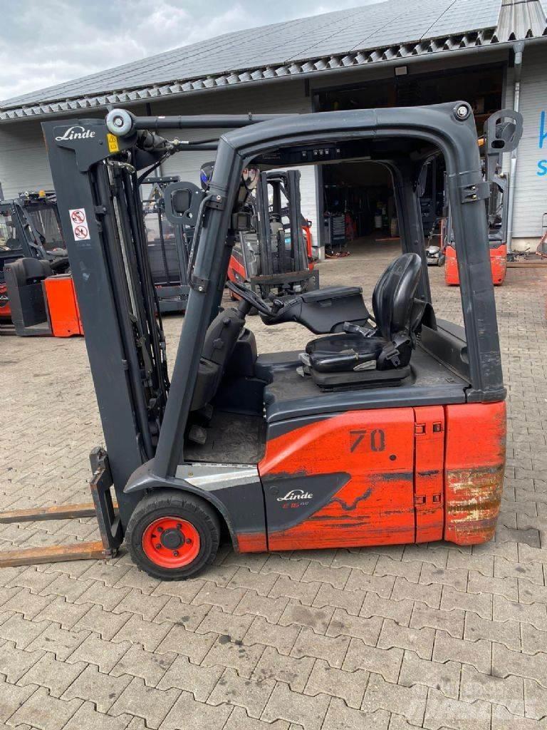 Linde E 16-02 Elektrikli forkliftler