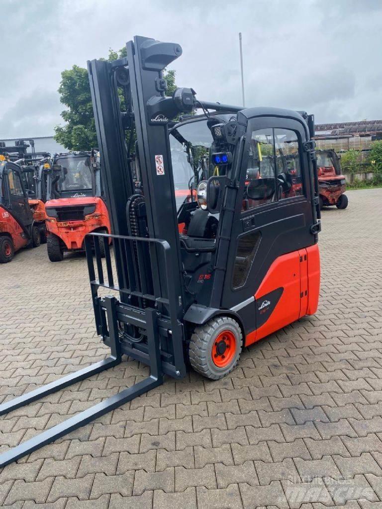 Linde E 16-02 Elektrikli forkliftler