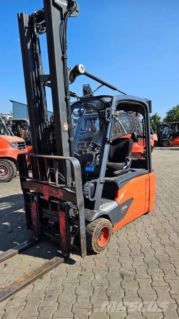 Linde E 18 L-02 Elektrikli forkliftler