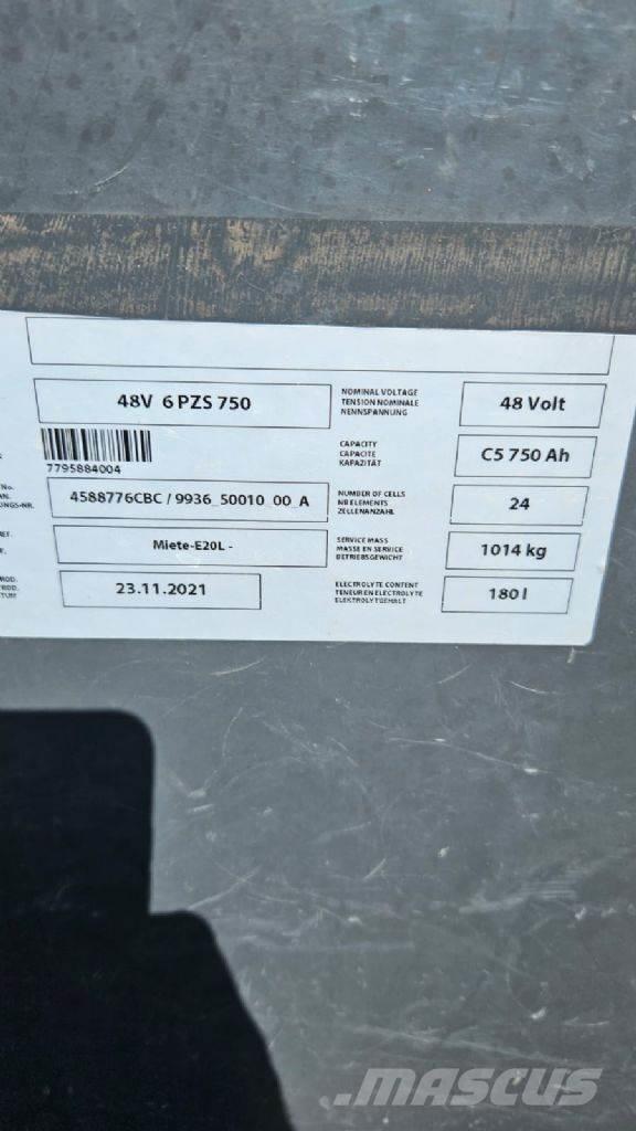 Linde E 18 L-02 Elektrikli forkliftler