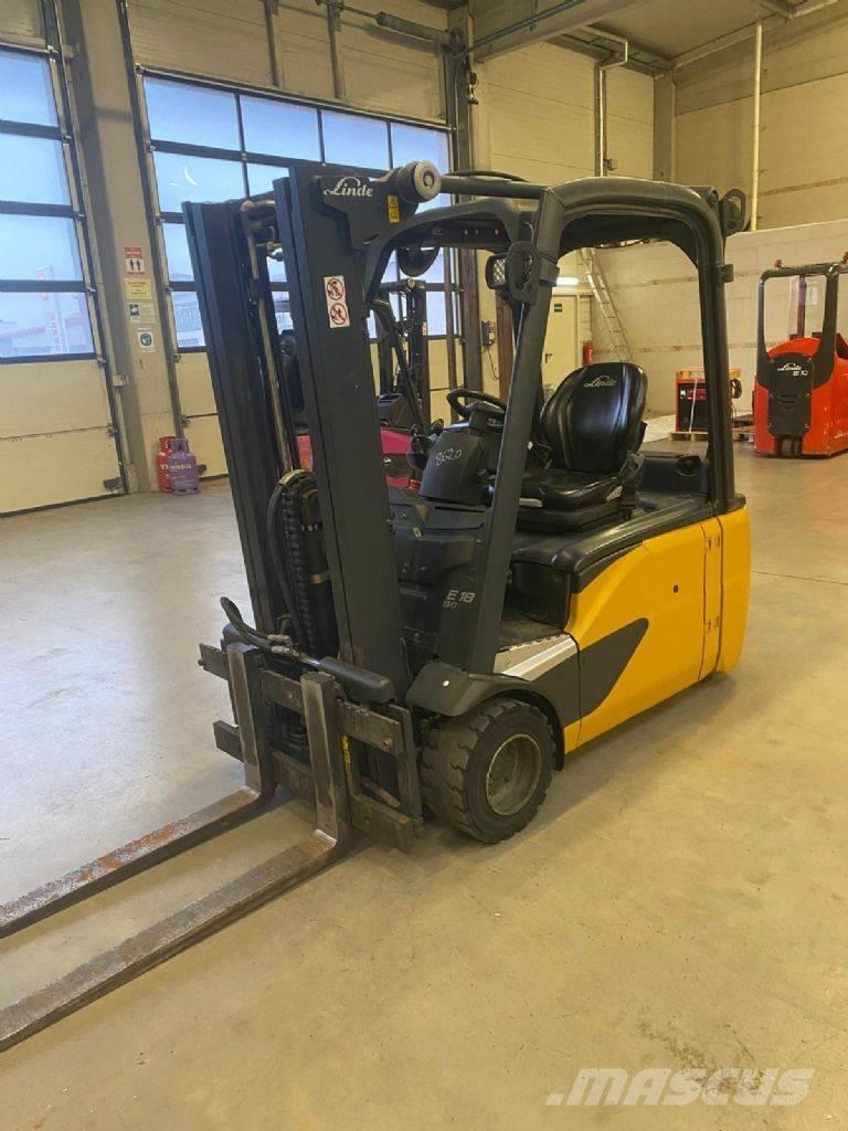 Linde E 18 L-02 Elektrikli forkliftler