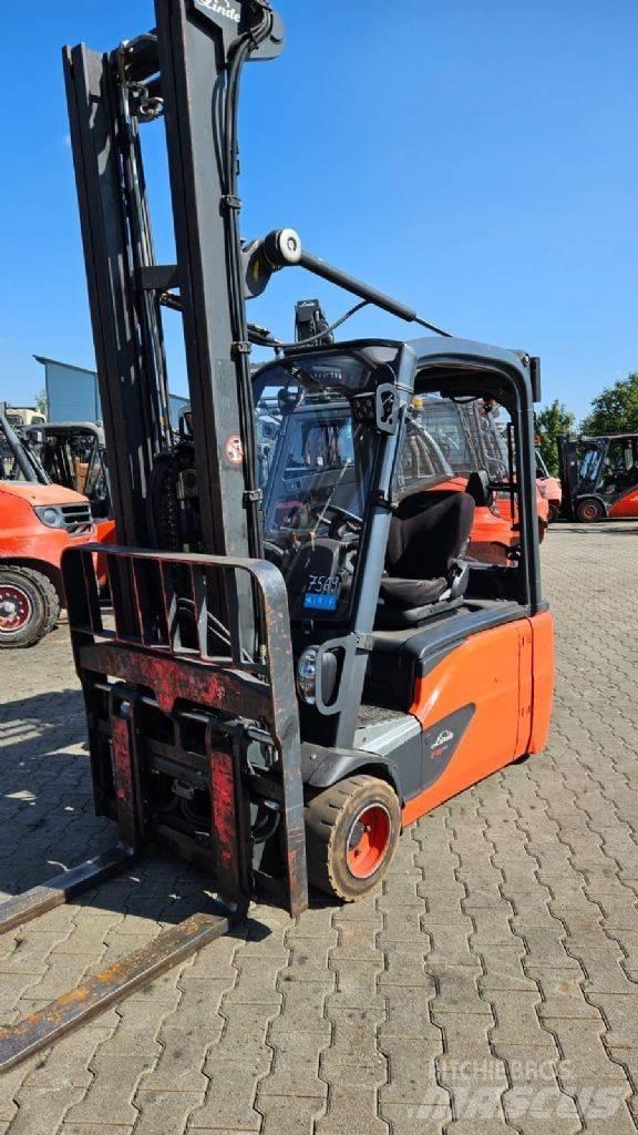Linde E 18 L/386 Elektrikli forkliftler
