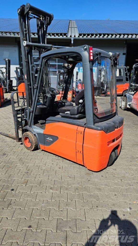 Linde E 18 L/386 Elektrikli forkliftler