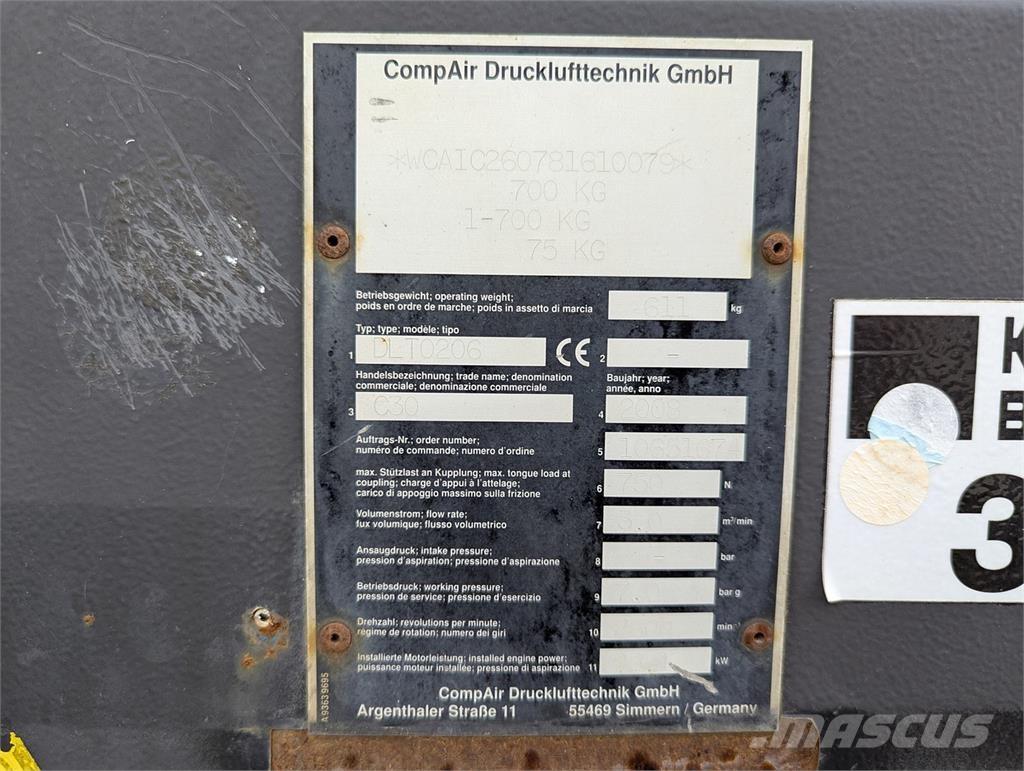 Compair C 30 Kompresörler