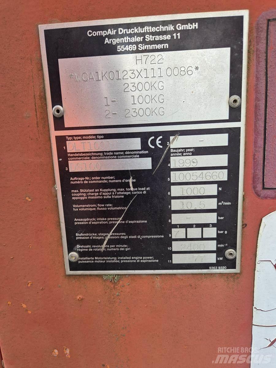 Compair DS100 Kompresörler