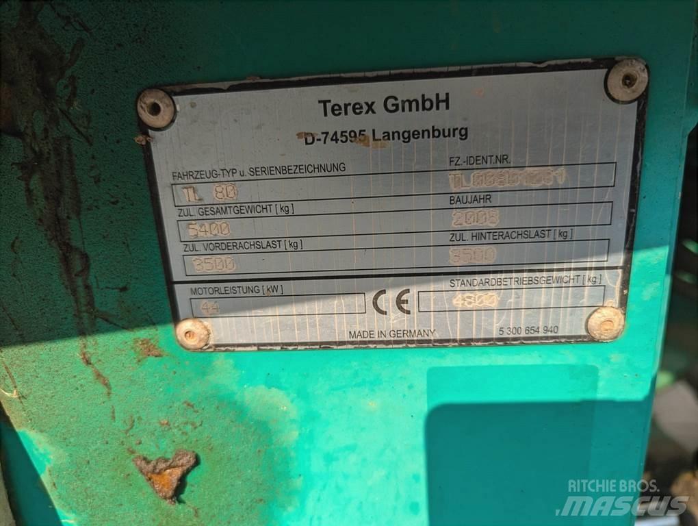 Terex TL 80 Tekerlekli yükleyiciler