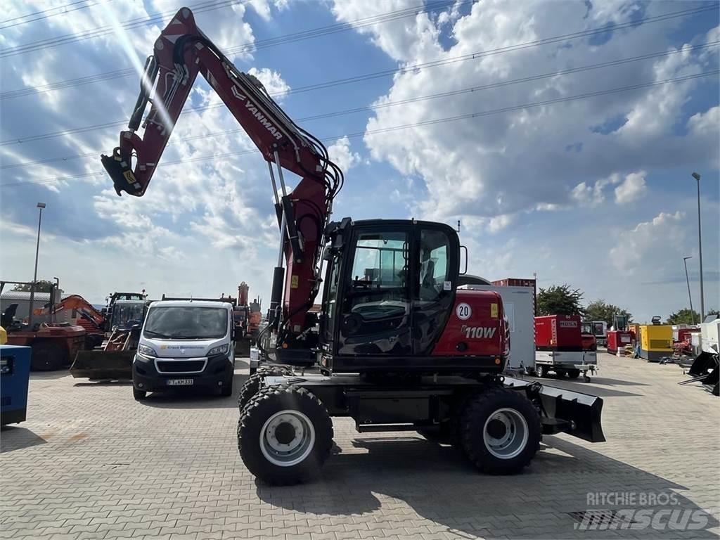 Yanmar B110W Lastik tekerli ekskavatörler