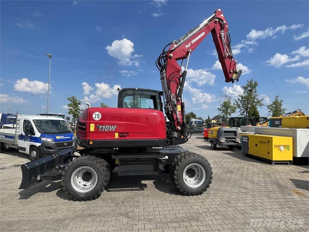 Yanmar B110W Lastik tekerli ekskavatörler