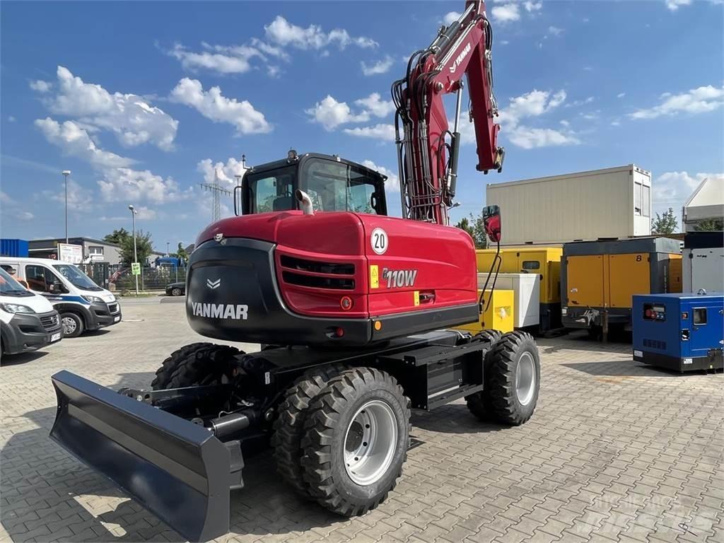 Yanmar B110W Lastik tekerli ekskavatörler