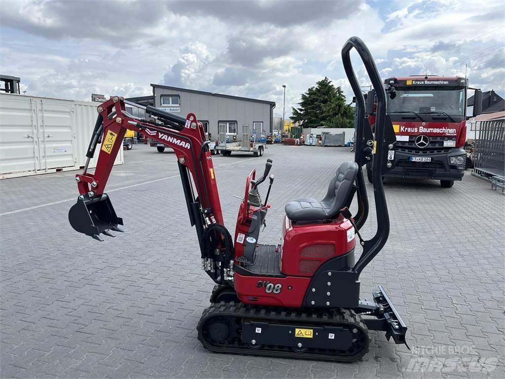 Yanmar SV08 Mini ekskavatörler, 7 tona dek