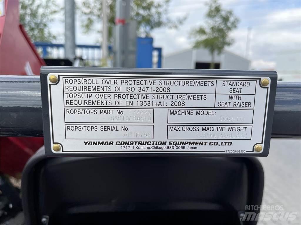 Yanmar SV08 Mini ekskavatörler, 7 tona dek