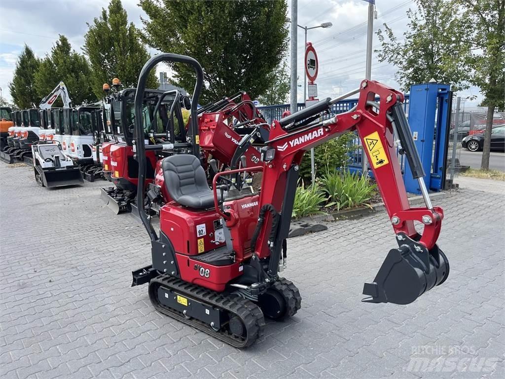 Yanmar SV08 Mini ekskavatörler, 7 tona dek
