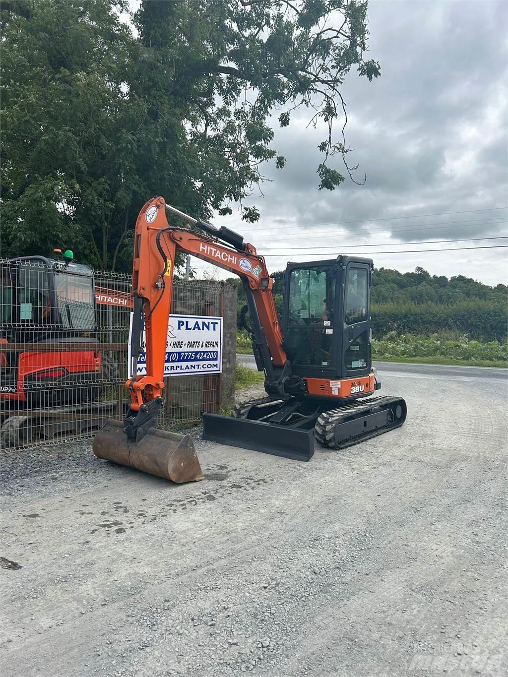 Hitachi ZX38U-6 Paletli ekskavatörler