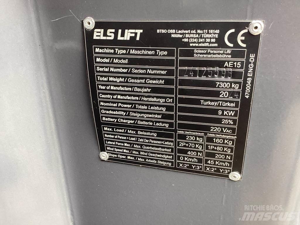 ELS LIFT AE15 Körüklü personel platformları