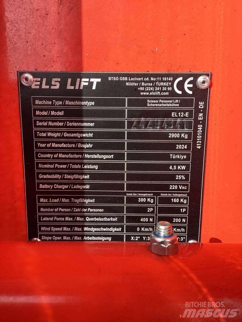 ELS LIFT EL12E Makasli platformlar