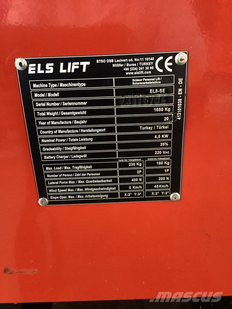 ELS LIFT EL8-SE Makasli platformlar