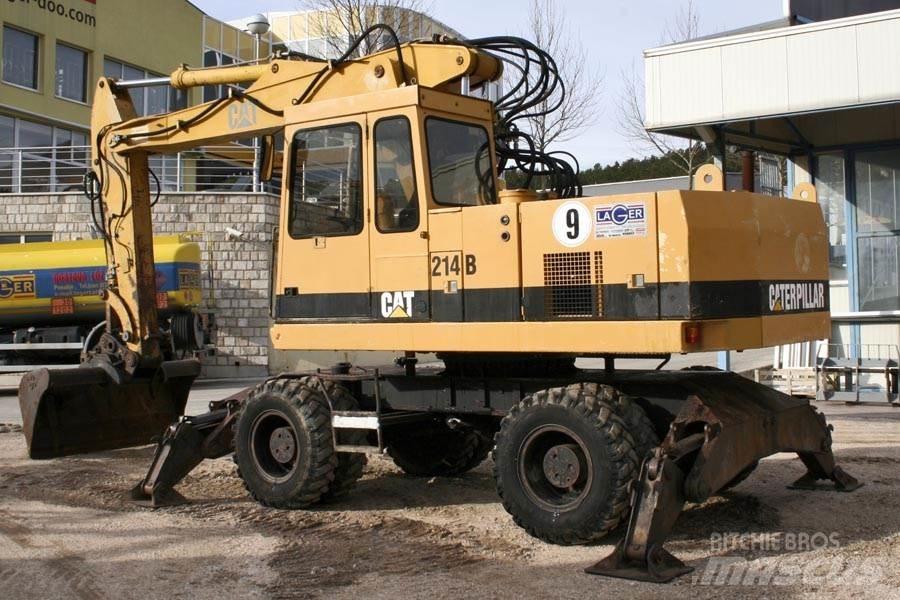 CAT 214B Lastik tekerli ekskavatörler