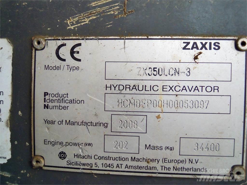 Hitachi ZX350LCN-3 Paletli ekskavatörler
