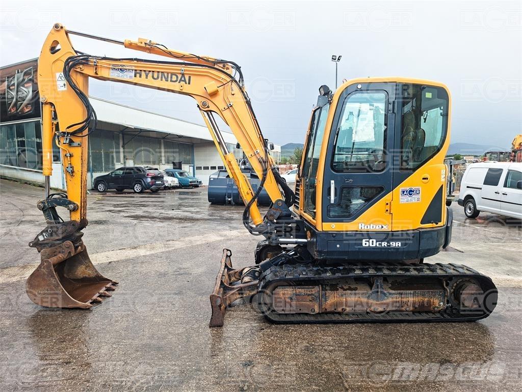 Hyundai 60CR-9A Mini ekskavatörler, 7 tona dek