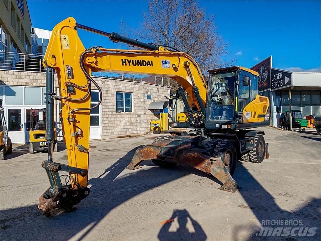Hyundai HW160 Lastik tekerli ekskavatörler
