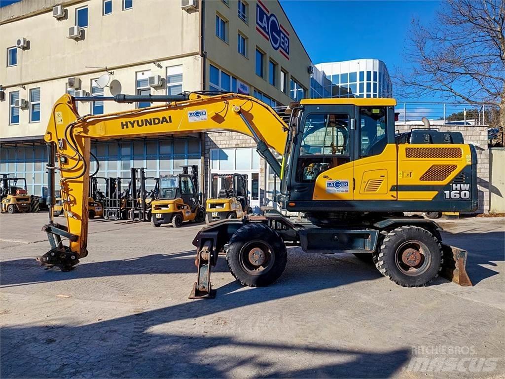 Hyundai HW160 Lastik tekerli ekskavatörler