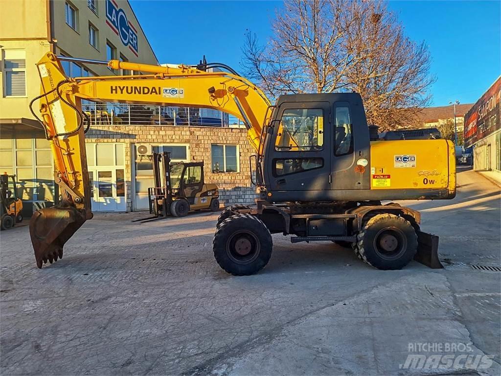 Hyundai R170W-7A Lastik tekerli ekskavatörler